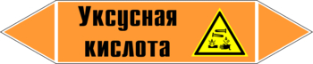 Маркировка трубопровода "уксусная кислота" (k06, пленка, 358х74 мм)" - Маркировка трубопроводов - Маркировки трубопроводов "КИСЛОТА" - ohrana.inoy.org